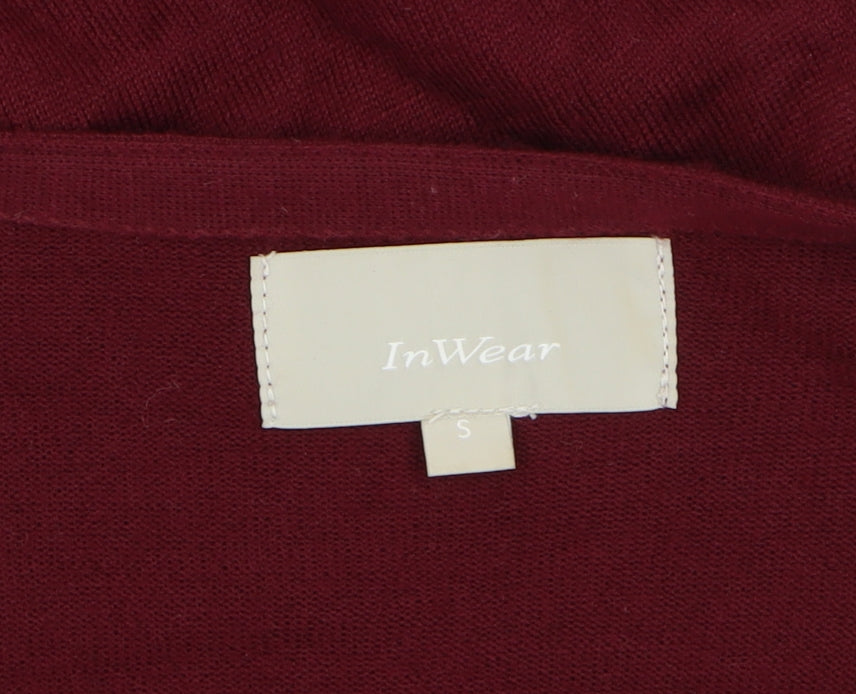 Womens UK Size S InWear Red Pullover Jumper