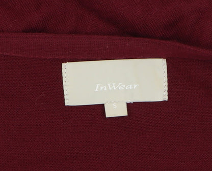 Womens UK Size S InWear Red Pullover Jumper