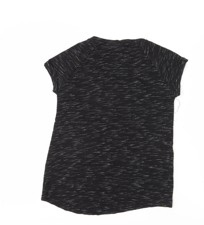 Harry Potter Women's Black Graphic T-Shirt, Size 8