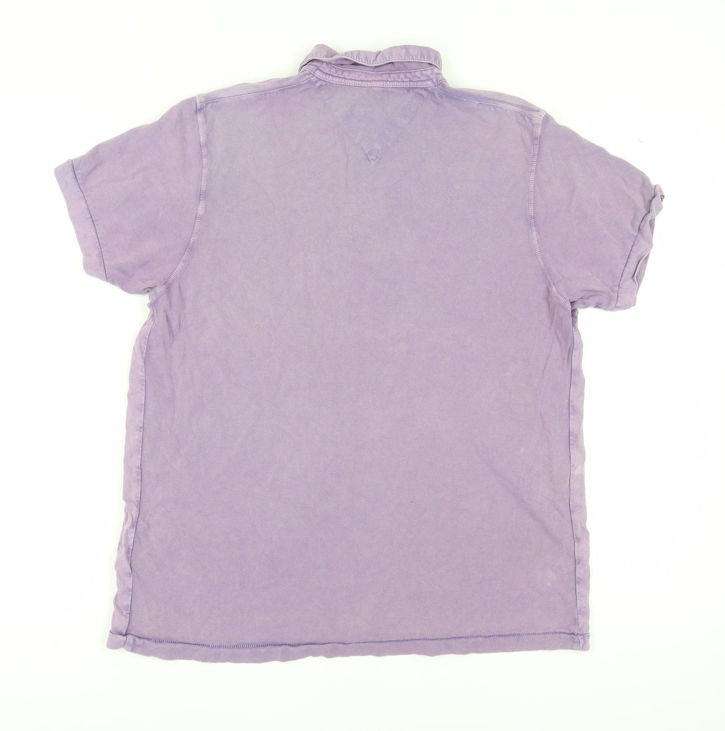 Debenhams Men's Purple Cotton Medium Polo Shirt