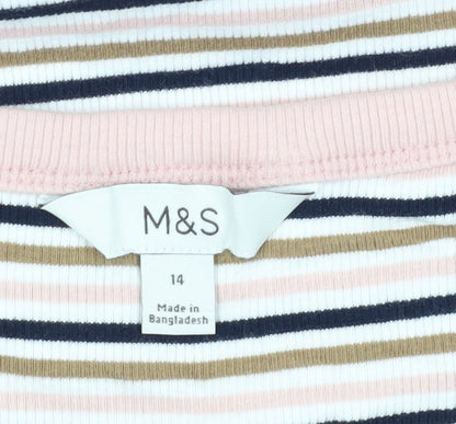 Marks and Spencer Women’s Striped T-Shirt Size 14