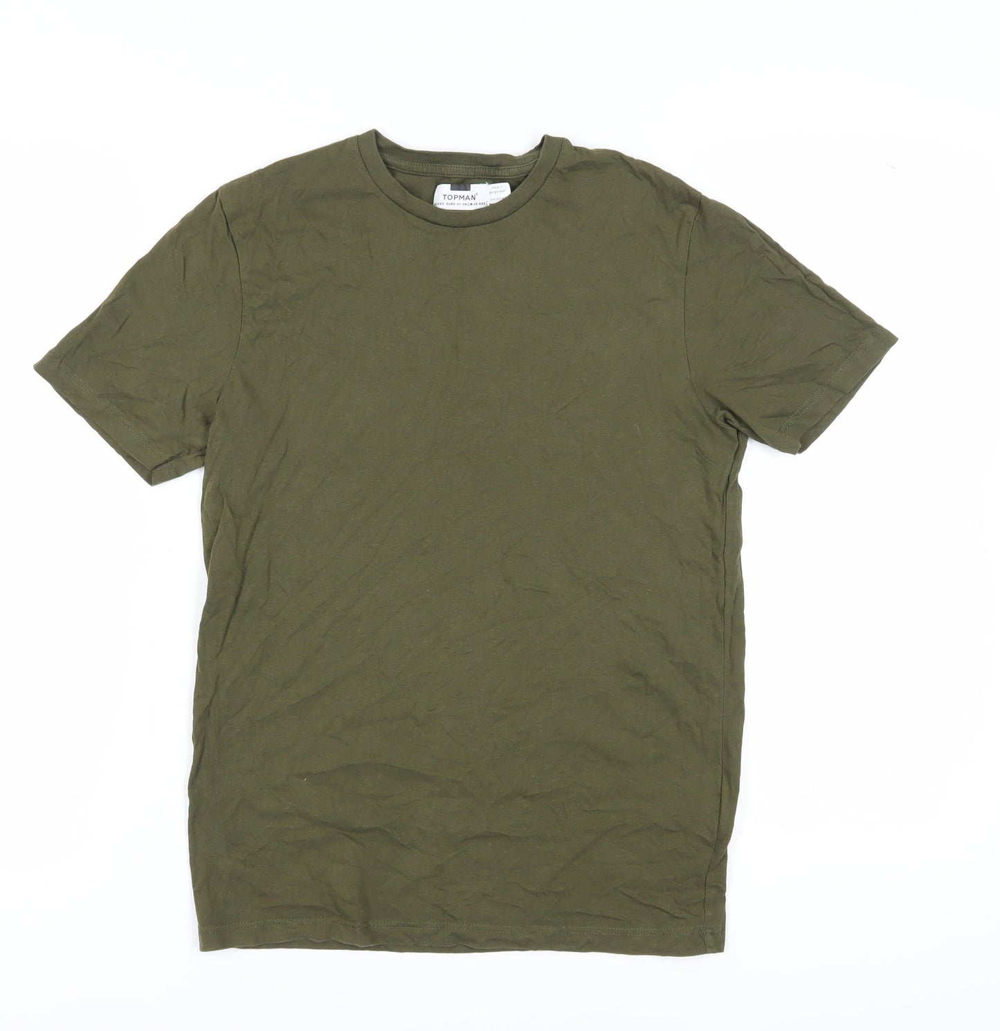 Topman Men’s Green XS Crew Neck T-Shirt