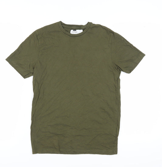 Topman Men’s Green XS Crew Neck T-Shirt