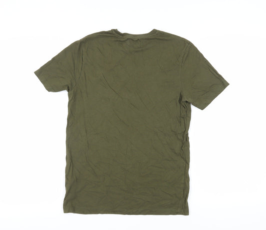 Topman Men’s Green XS Crew Neck T-Shirt