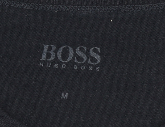 Mens UK Size M HUGO BOSS Blue  T-Shirt