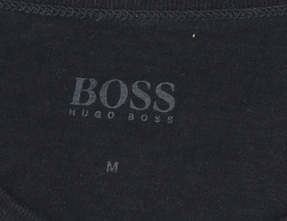 Mens UK Size M HUGO BOSS Blue  T-Shirt
