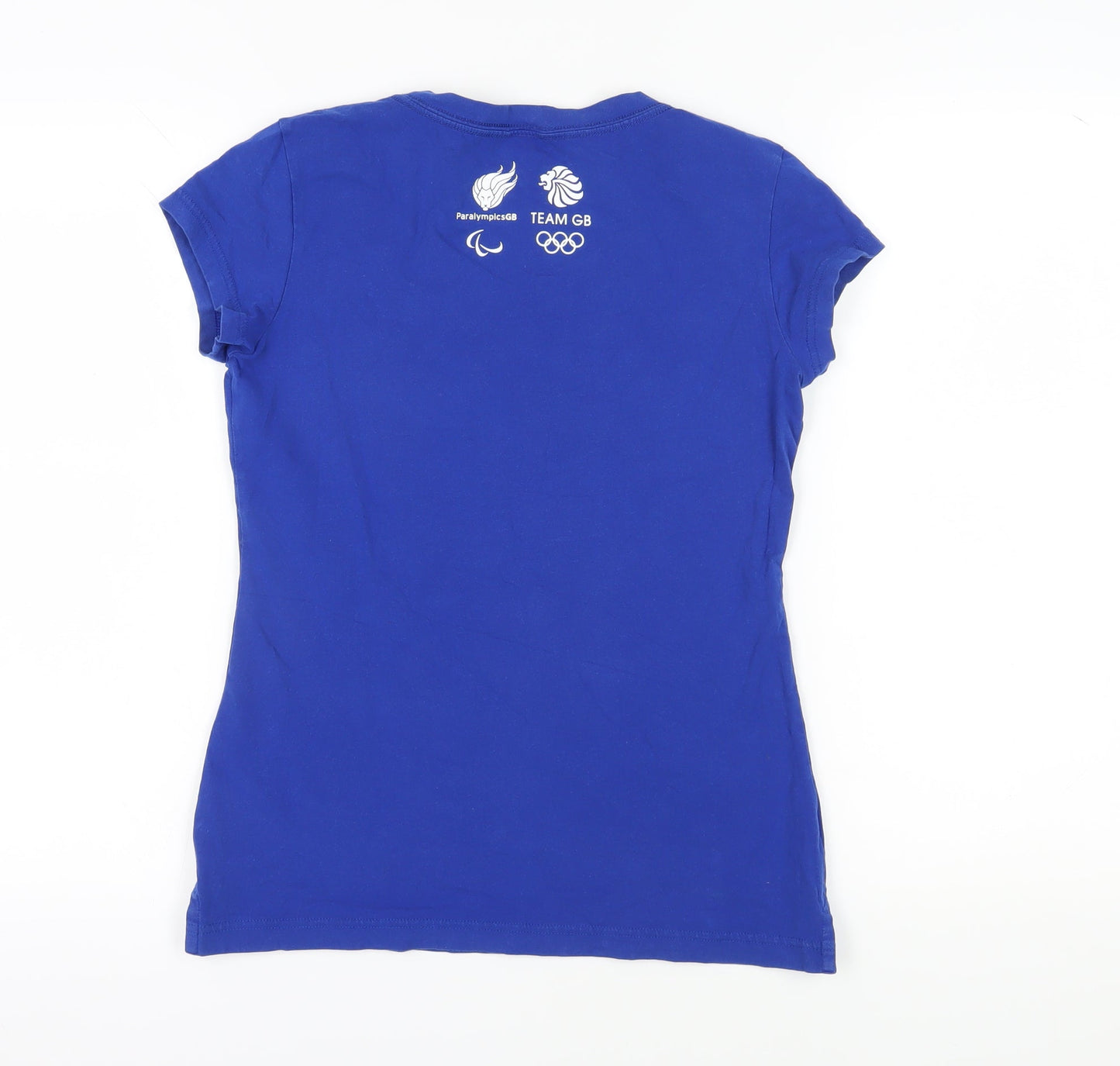 ParalympicsGB Women's Blue Cotton T-Shirt Size 12