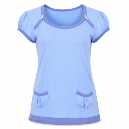 Womens UK Size M Element Blue Basic T-Shirt