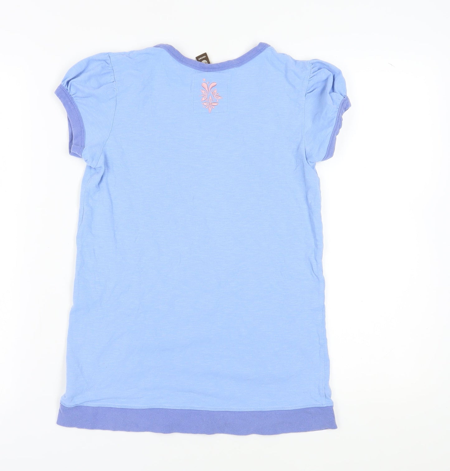 Womens UK Size M Element Blue Basic T-Shirt