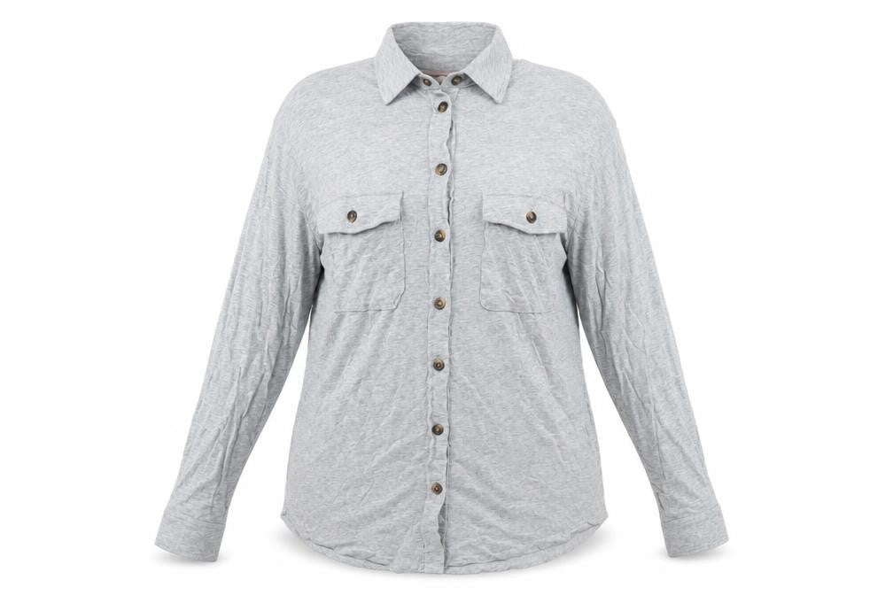 Womens UK Size 12 Boden Grey  Button-Up