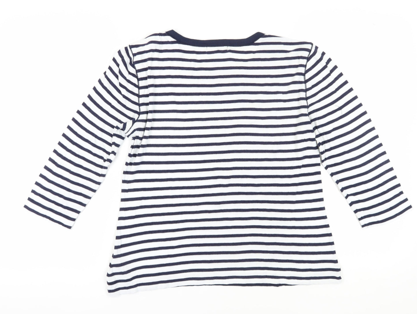 Lauren Jeans Women's Striped T-Shirt, Multicoloured, L