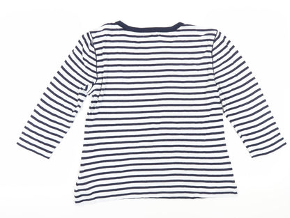 Lauren Jeans Women's Striped T-Shirt, Multicoloured, L