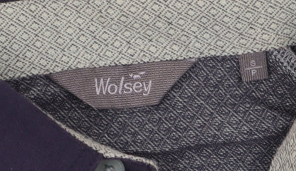 Wolsey Men's Grey Polo Shirt, Size S, Geometric