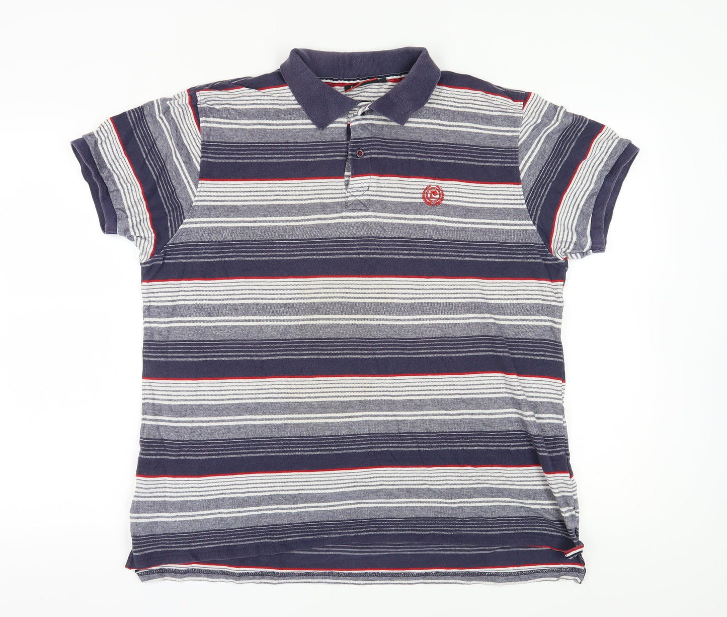 Pierre Cardin Men's Multicoloured XL Striped Polo