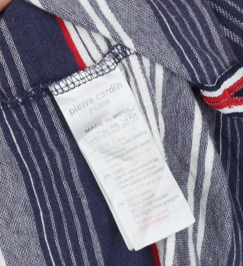 Pierre Cardin Men's Multicoloured XL Striped Polo