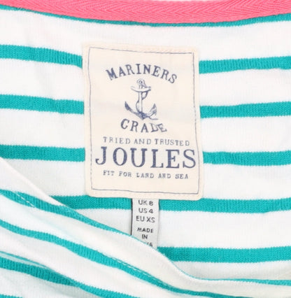 Womens UK Size XS Joules Green Basic T-Shirt