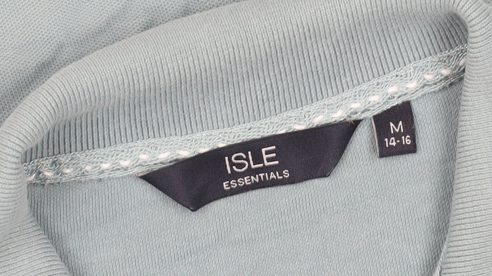Unisex Adults UK Size M ISLE Essentials Green  Polo