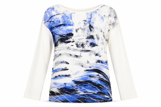 Womens UK Size 14 Betty Barclay Multicoloured Basic T-Shirt