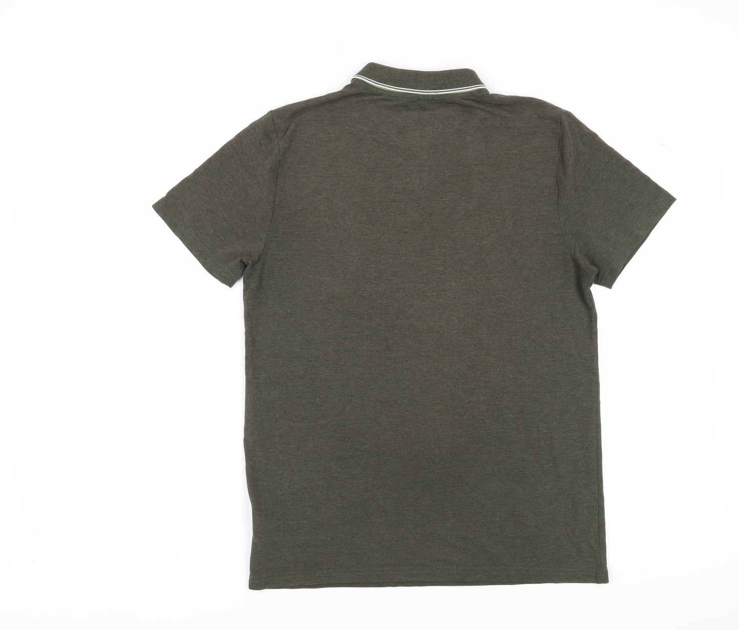 Racing Green Men's Polo Shirt in Green - Small