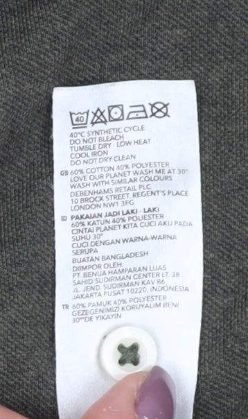 Racing Green Men's Polo Shirt in Green - Small