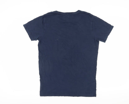 Mens UK Size S JACK & JONES Blue  T-Shirt