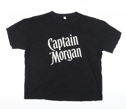 Casual Classics Unisex Black XL Cotton T-Shirt