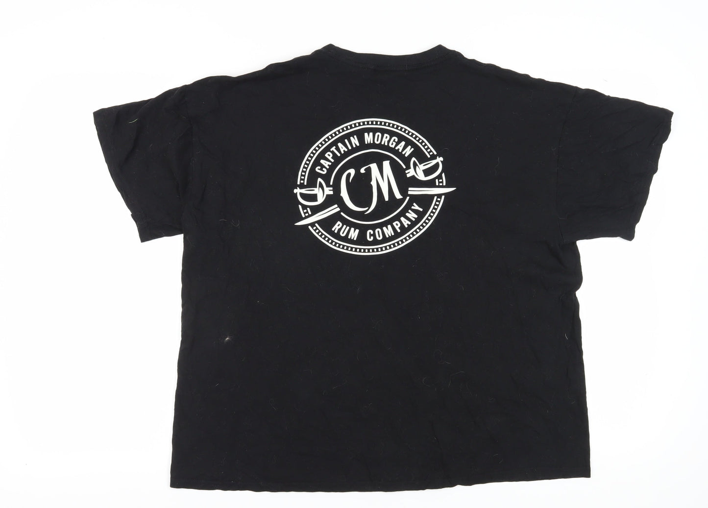 Casual Classics Unisex Black XL Cotton T-Shirt