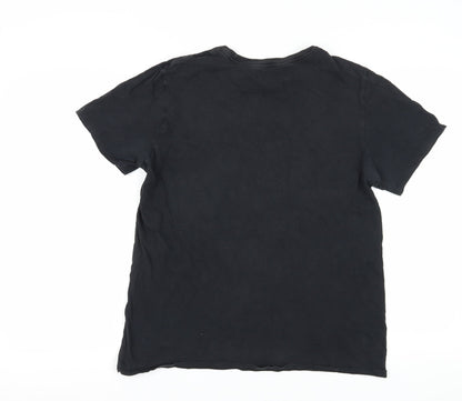 Nike Men's Medium Black Graphic Print T-Shirt