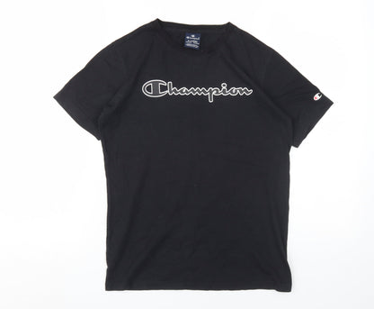 Mens UK Size XL Champion Black  T-Shirt