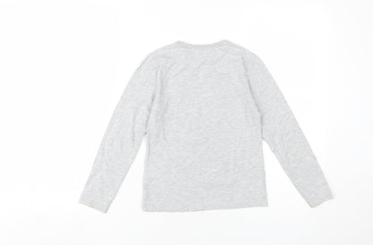 LEGO Boys Grey Superman Long Sleeve T-Shirt 6-7 Years