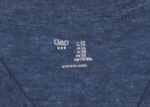 Mens UK Size XS Gap Blue  T-Shirt