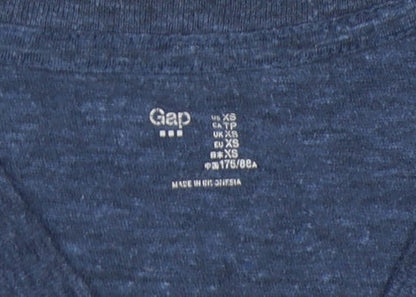 Mens UK Size XS Gap Blue  T-Shirt