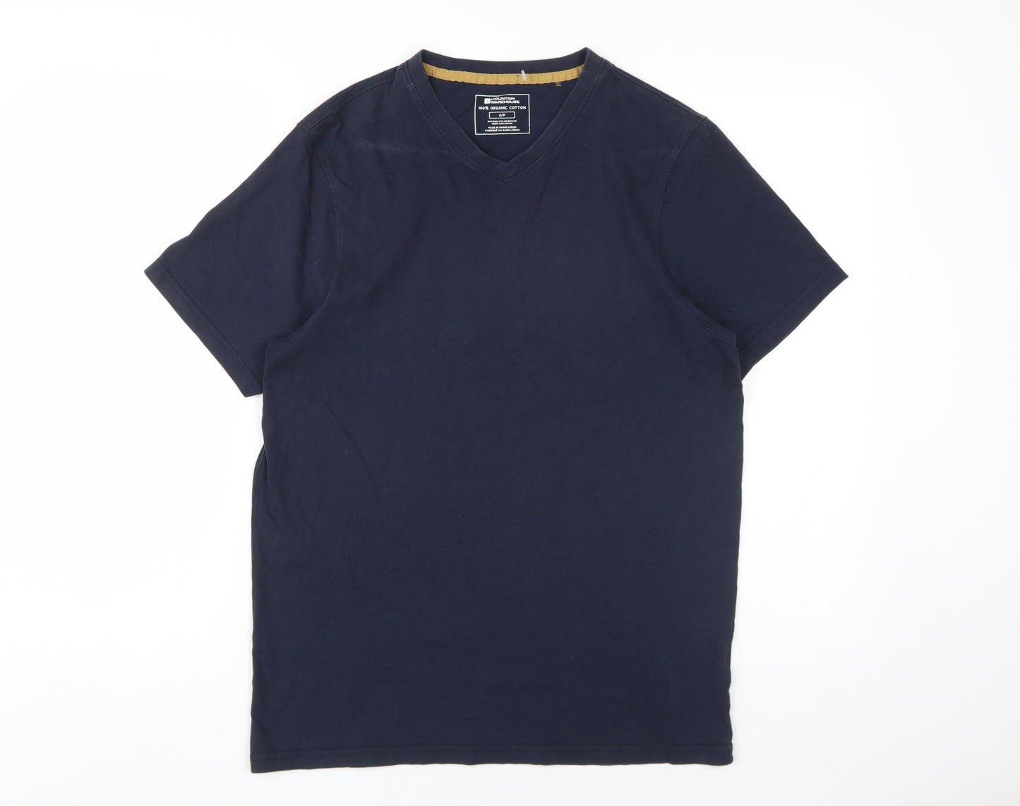 Mountain Warehouse Men's Blue V-Neck T-Shirt, S