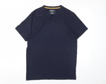Mountain Warehouse Men's Blue V-Neck T-Shirt, S