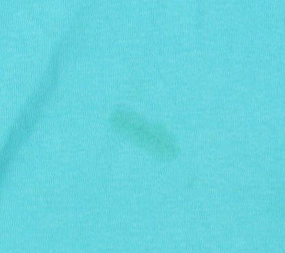 Maine New England Women's Blue Henley T-Shirt Size 14