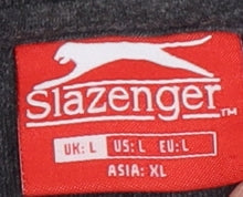 Slazenger Men's Grey Polo, L, Short Sleeve, Casual Wear