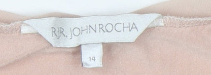Womens UK Size 14 RJR John Rocha Ivory Wrap Tank