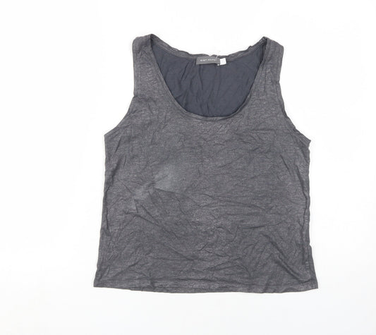 Womens UK Size 12 Mint Velvet Grey Basic Tank