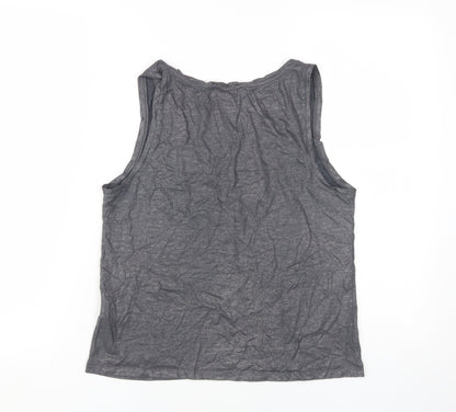 Womens UK Size 12 Mint Velvet Grey Basic Tank