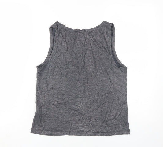Womens UK Size 12 Mint Velvet Grey Basic Tank