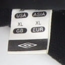 Umbro Men's Black XL Polo Shirt Solid Short Sleeve Casual