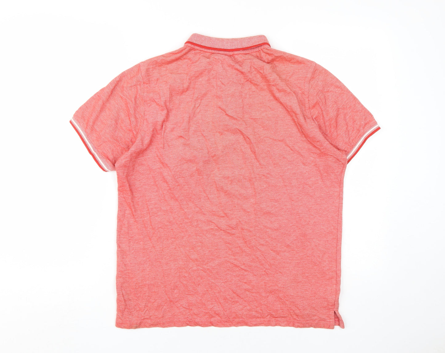 L.F.C Men's Red Medium Polo Shirt, Short Sleeve, Logo Accent