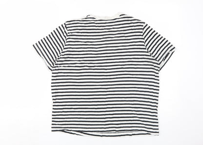 Unisex Adults UK Size M H&M Multicoloured Basic T-Shirt