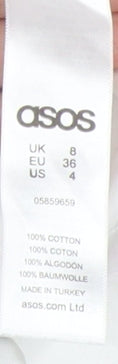 Womens UK Size 8 ASOS Multicoloured Ringer T-Shirt