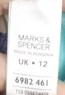 Womens UK Size 12 Marks and Spencer Blue  Blouse