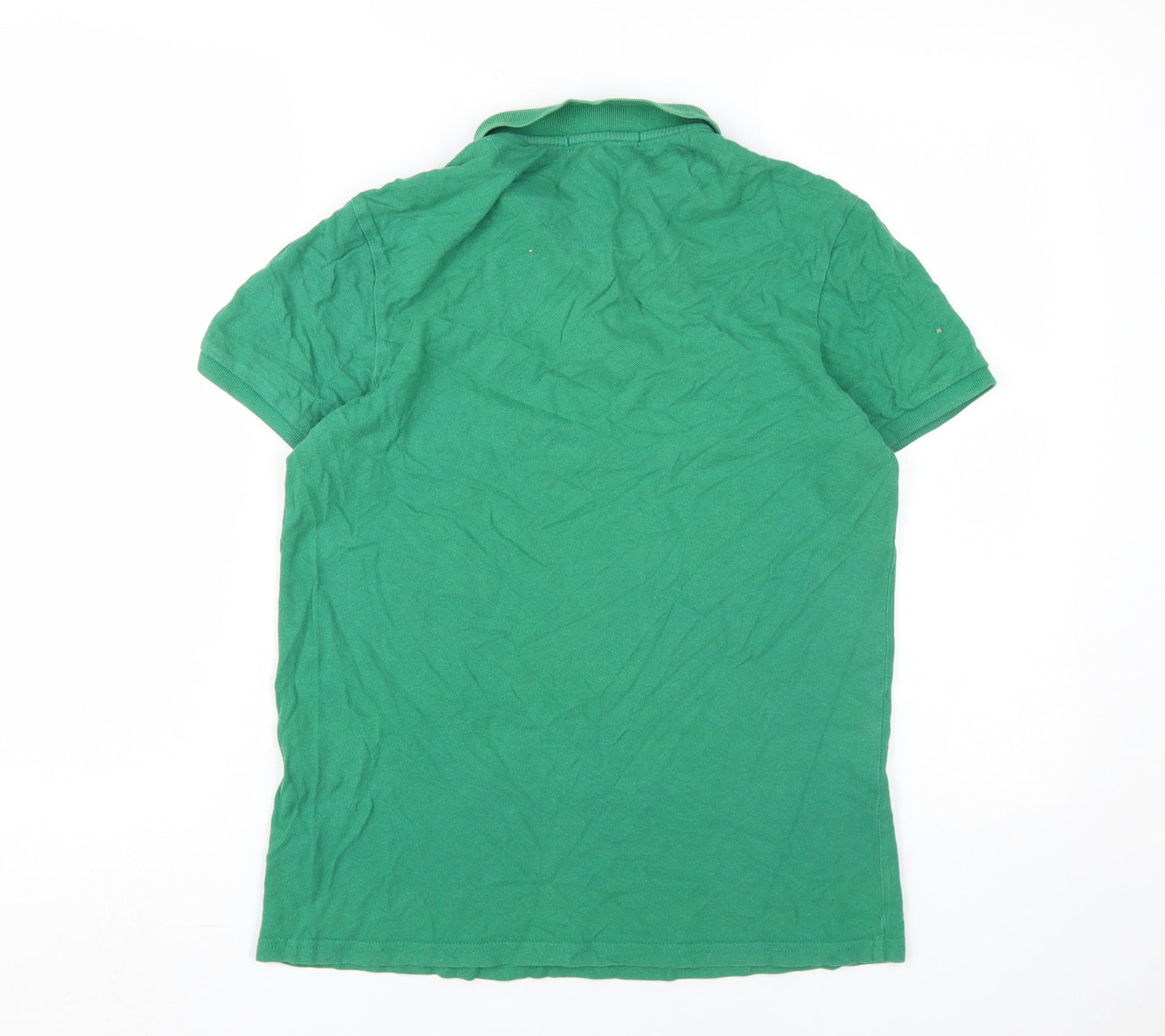 Topman Men's Green M Polo Shirt Regular Fit