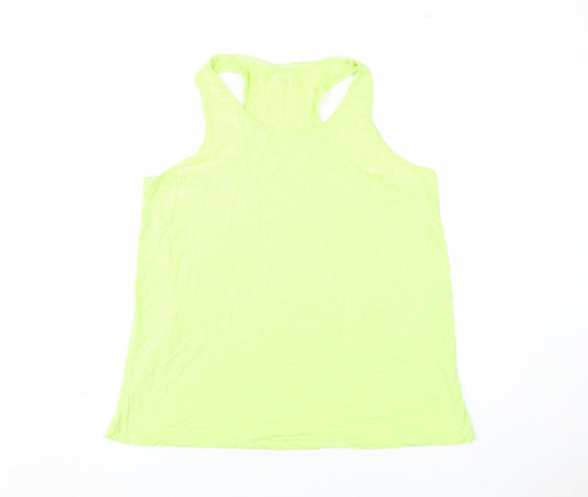 Marks and Spencer Women's Green Tank Top Medium
