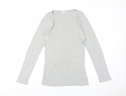 Ethel Austin Women's Grey Long Sleeve Top, Size 12