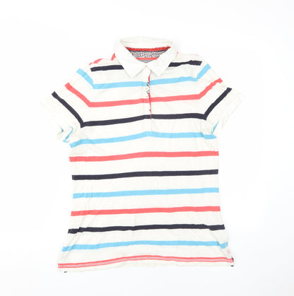Womens UK Size 12 Marks and Spencer Multicoloured Basic Polo