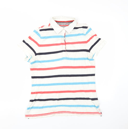 Womens UK Size 12 Marks and Spencer Multicoloured Basic Polo